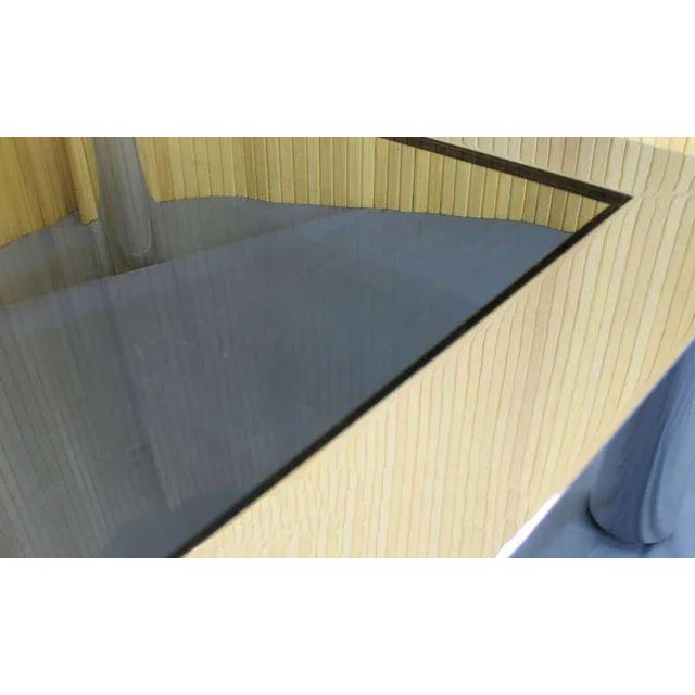 Silver Mid-Century Modern Chrome and Smoked Glass Coffee Table For Sale - Image 8 of 10