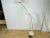 Vintage Chromed and White Metal Up-Light Floor Lamp, 1970s For Sale - Image 13 of 13