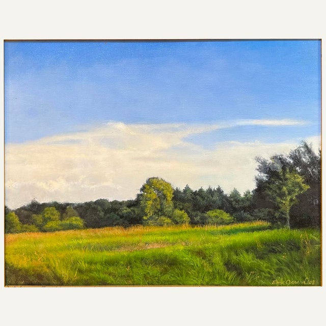 Elyse Gerard is known for her landscapes, portraits and still lifes paints in oils. This painting is oil on canvas....