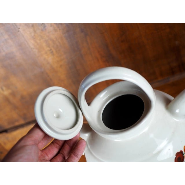 1960s French Berry Limoges "Gargoulette" Botijo Jug For Sale - Image 4 of 11