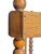 Antique English Bobbin-Turned Oak Umbrella & Cane Stand With Brass Liner For Sale - Image 11 of 16