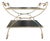Vintage Hollywood Regency Two-Tier Bar Cart For Sale