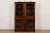 R. J. Horner Style Antique Arts & Crafts Mahogany Leaded Glass Bookcase, Circa 1920s For Sale - Image 12 of 12