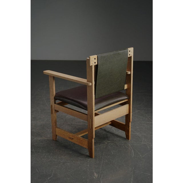 Architectural Desk Chair by Alphonse Siebers For Sale - Image 9 of 17