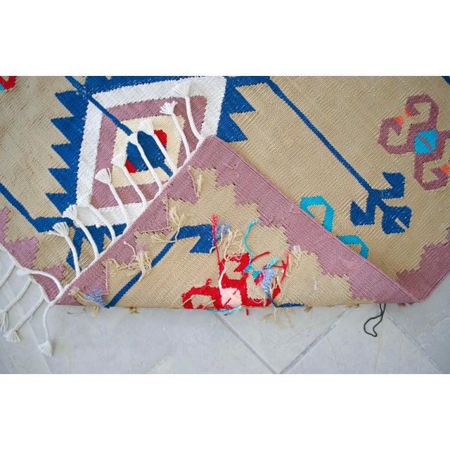 Hand Woven Silk Runner Rug . Traditional Anatolian Design Hallway Long Runner Rug Stair Runner New - 2′8″ X 14′4″ For Sale - Image 14 of 15