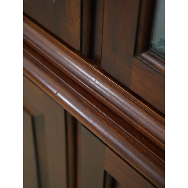 Knob Creek Penn Manor Cherry Curio Cabinet For Sale - Image 13 of 18