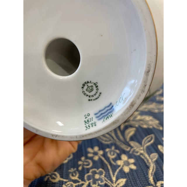 1970s Royal Copenhagen "Flora Danica" Round Compote For Sale - Image 12 of 12