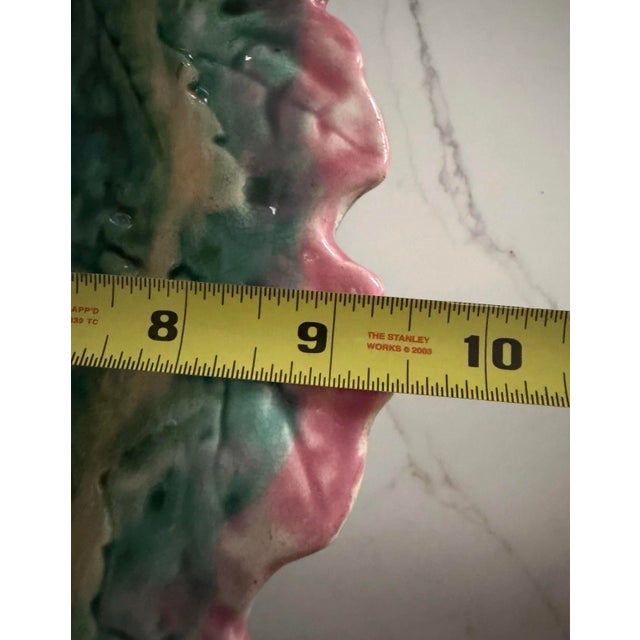 Antique 19th C. Etruscan Majolica Begonia Leaf Platter - Griffen, Smith & Hill For Sale - Image 9 of 9