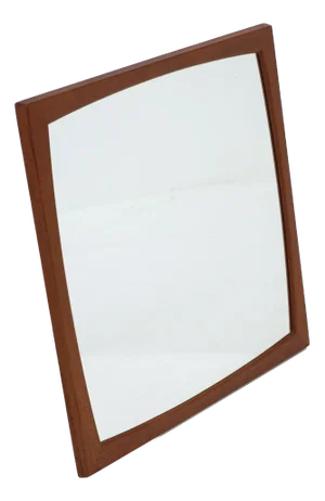 Square Teak Mirror by Kai Kristiansen for Aksel Kjersgaard, Denmark, 1960s