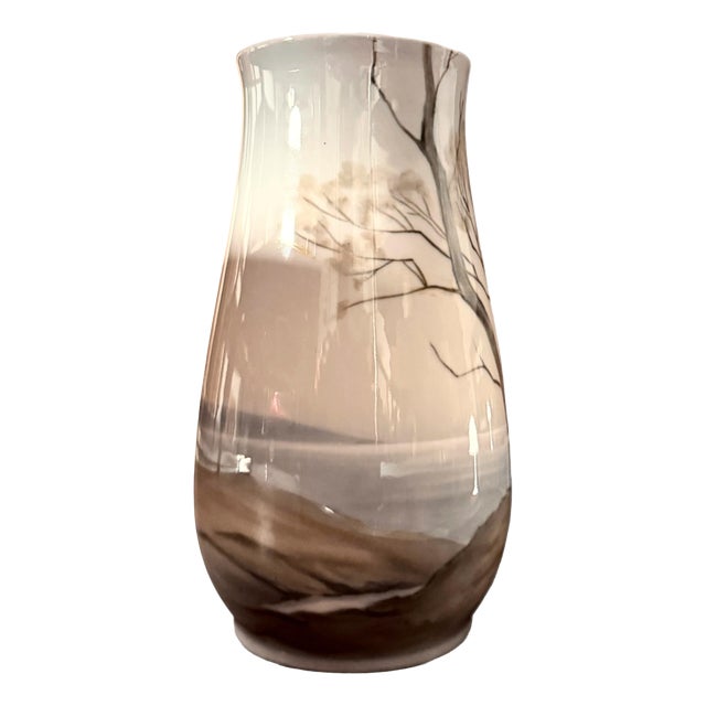 Mid-20th Century Porcelain Vase from Bing & Grøndahl, Denmark For Sale