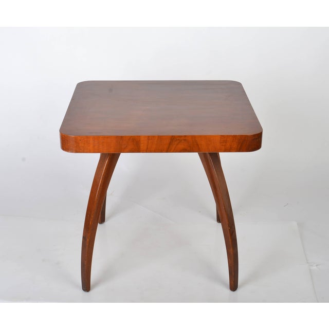 Wood H-259 Walnut Spider Table by Jindrich Halabala for Up Závody, 1930s For Sale - Image 7 of 7