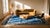 Textile Spectacular Navy Background Color With Lovely Floral Desing Antique Chinese Peking Rug For Sale - Image 7 of 9
