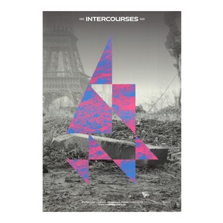 2013 Jesper Just 'Intercourses (Purple)' Contemporary Pink,Gray Usa Offset Lithograph For Sale