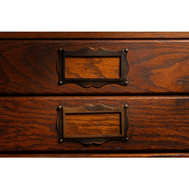 Antique Four-Stack Flat File by Economy For Sale - Image 11 of 12