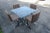 Mid-Century Glass Top Dining Dinette Table With 4 Chairs by Kaplannd Fox For Sale - Image 13 of 13