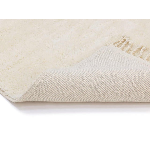 Premium Oversize Hand-Knotted Moroccan Wool Rug | 13'8" X 9'10" | One of a Kind For Sale - Image 6 of 7