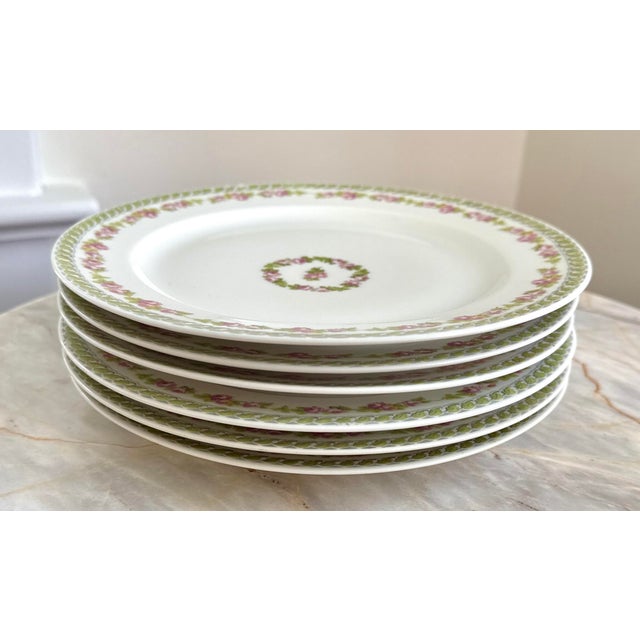 Early 29th Century Limoges Redon Plates, Set of 6 For Sale - Image 10 of 12