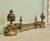 French Rococo Brass Extending Fender with Decorative Chenets This is a handsome piece, each end of the fender has an...