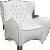 Glossy White Schinke Armchair by Giorgio Tesi for VGnewtrend For Sale