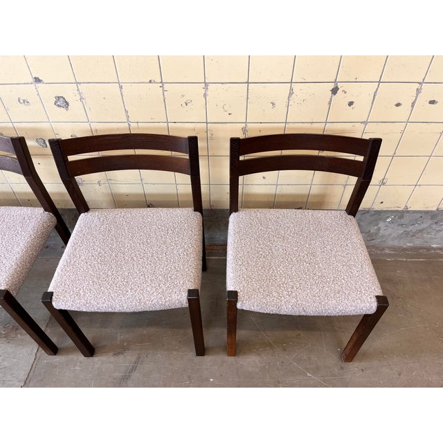 1960s Model 401 Dining Chairs by Jørgen Henrik Møller for JL Møllers, 1960s, Set of 6 For Sale - Image 5 of 8