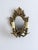 Mid-Century French Rococo Revival Brass Wall Mirror Sconce, 1950s, in Very Good conditions. Designed 1950 to 1959 Up to...