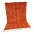 Terracotta Orange Carved Wool Moroccan Beni Mrirt Rug For Sale