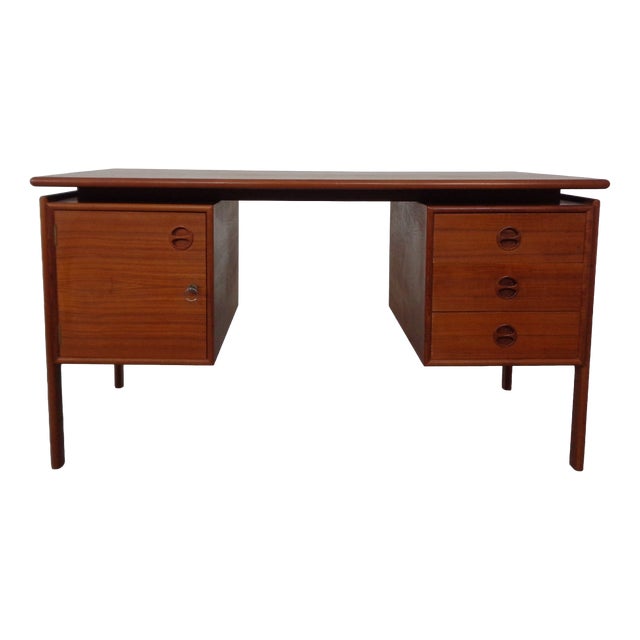 Teak Desk from Gasvig GV Møbler, Denmark, 1960s For Sale