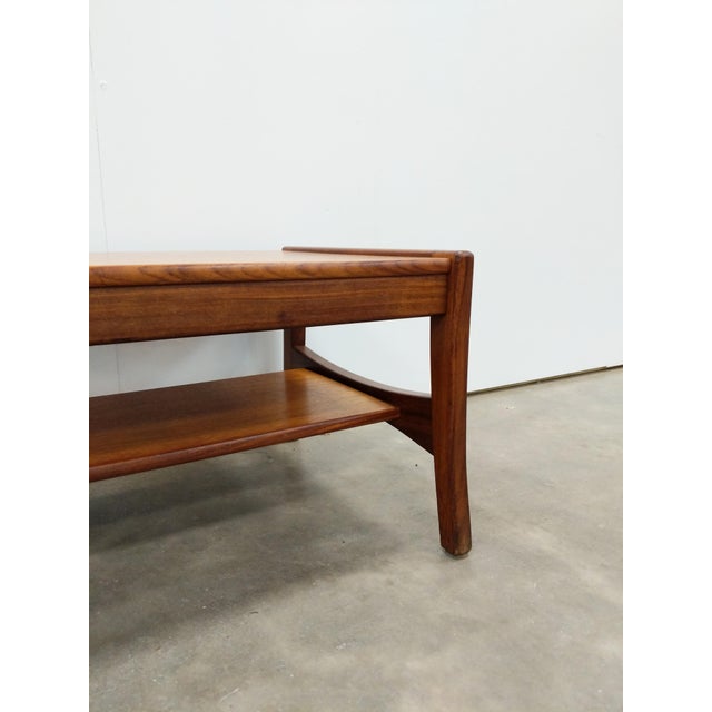 Authentic vintage mid century modern teak side table / small coffee table. This piece is in great shape overall with few...