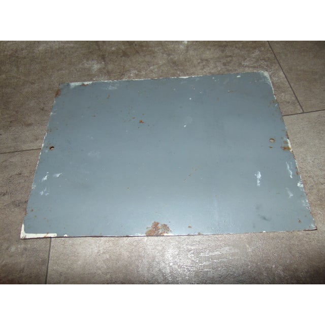 Industrial Magazyn Sign, 1970s, in Very Good conditions. Designed 1970 to 1979