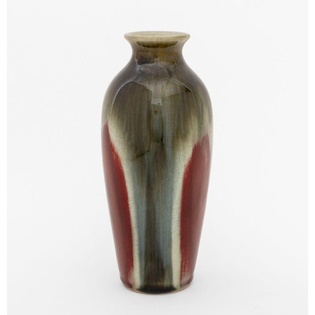 Studio Art Pottery Bottle Vases, Pair For Sale In New York - Image 6 of 8