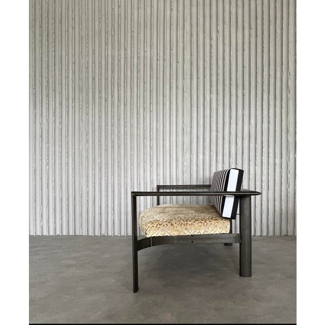 Designer unknown netherlands 1980s h 70cm w 130cm d 75cm modern comfort, bold design this one-of-a-kind love seat combines...