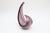 Mid-Century Modern Spanish Amethyst & Opaline Sommerso Art Glass Coquille Sculpture from Viartec, 1970s For Sale - Image 3 of 5
