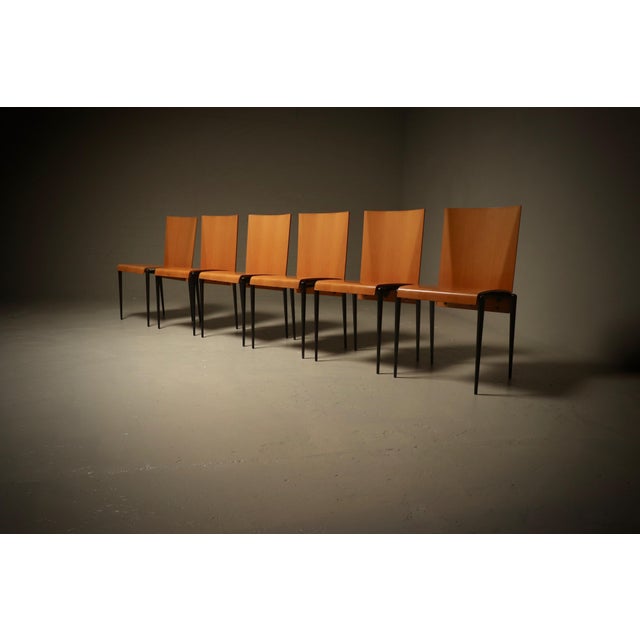 Postmodern Dining Chairs from Cidue, Italy, 1990s, Set of 6 For Sale - Image 4 of 15