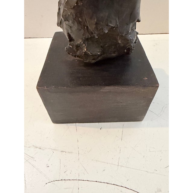 Vintage Modern Sculptural Female Bust For Sale - Image 10 of 12