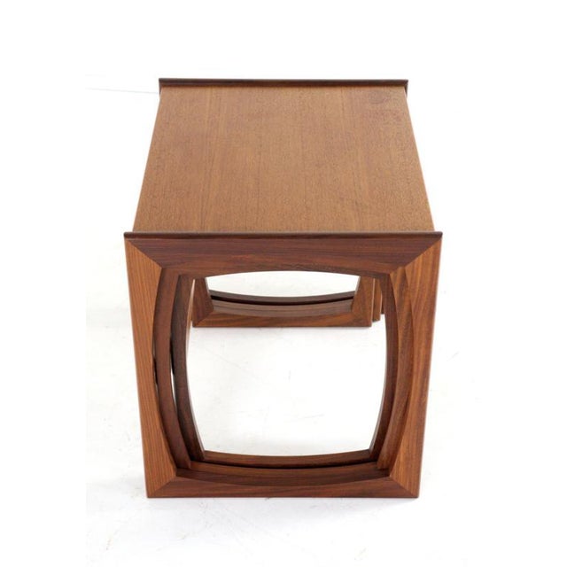 Vintage Nesting Tables from G-Plan, 1960s, Set of 3 For Sale - Image 12 of 16
