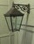 Large Wall Hanging Pub Lantern in Glass and Metal, 1960 For Sale - Image 3 of 8