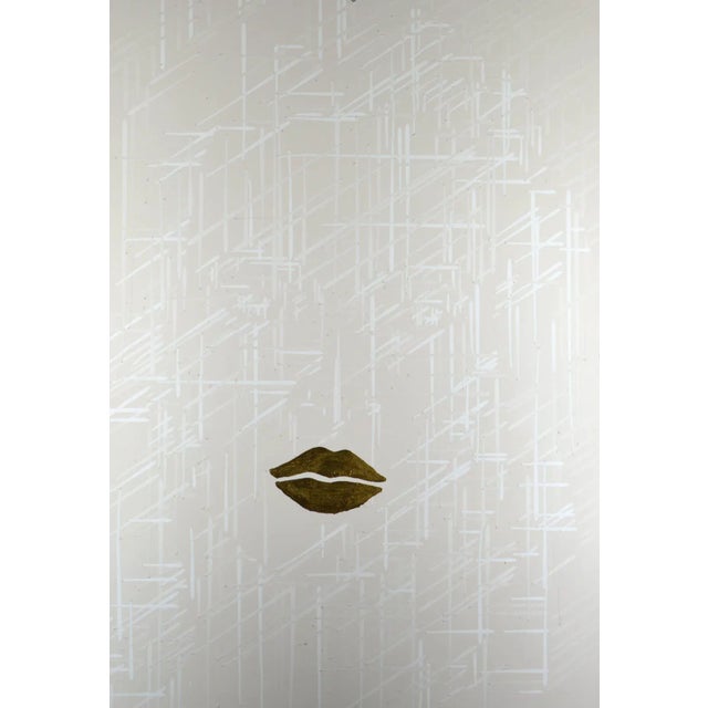 From the Kate Moss series Matt Emulsion, 24 carat Gold Leaf on Aluminum