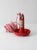 Vintage Roloff Supreme Red Mushroom Boat Anchor With Rope For Sale - Image 6 of 14