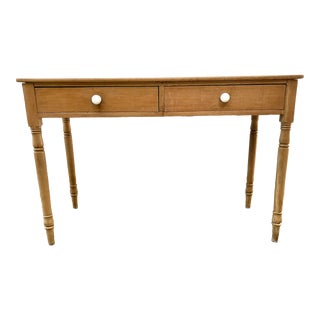 19th Century English Pine Console Table or Writing Desk For Sale