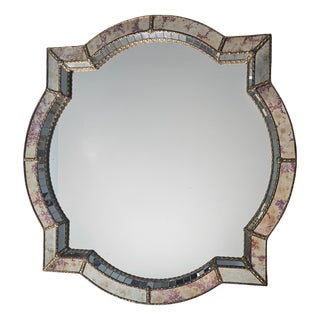 Vintage Venetian Facet Mirror, 1960s For Sale