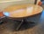 Early 20th Century Authentic Mid-Century Danish Oak "Flip-Flap" Lotus Dining Table by Dyrlund - Pedestal Base For Sale In Los Angeles - Image 6 of 7
