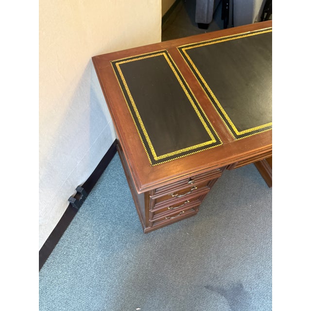 Sligh/Lowry Double Pedestal Executive Desk For Sale - Image 12 of 12