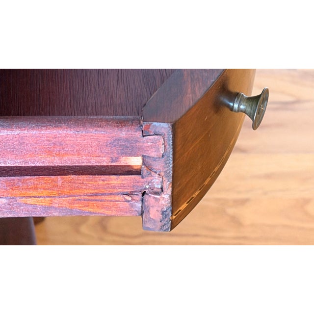 Petite Demilune Table by Mersman Furniture For Sale - Image 9 of 12
