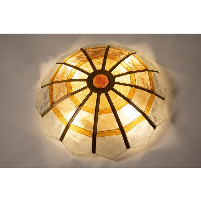 Vintage Polychrome Murano Glass Chandelier, 1970s For Sale - Image 4 of 13