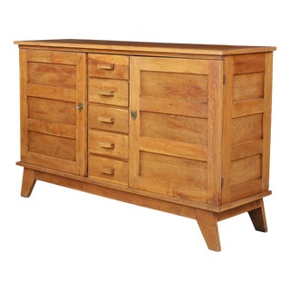 Oak Sideboard from René Gabriel, France, 1940s For Sale