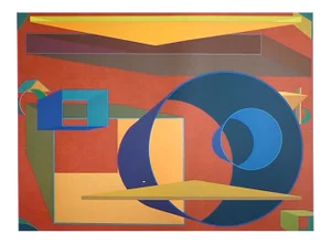 Pradorama Lithograph by Al Held, 1991