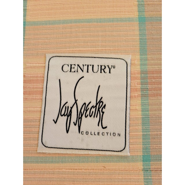 Textile 1980s Jay Spectre Steamer Chaise by Century Furniture For Sale - Image 7 of 10