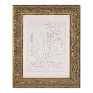 Vintage Pablo Picasso Vollard Suite Lithograph Print 1956 For Sale