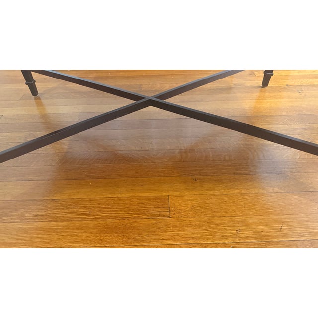 Early 20th Century Barbara Barry for Baker Mahogany Tray-Top Coffee Table For Sale - Image 16 of 18