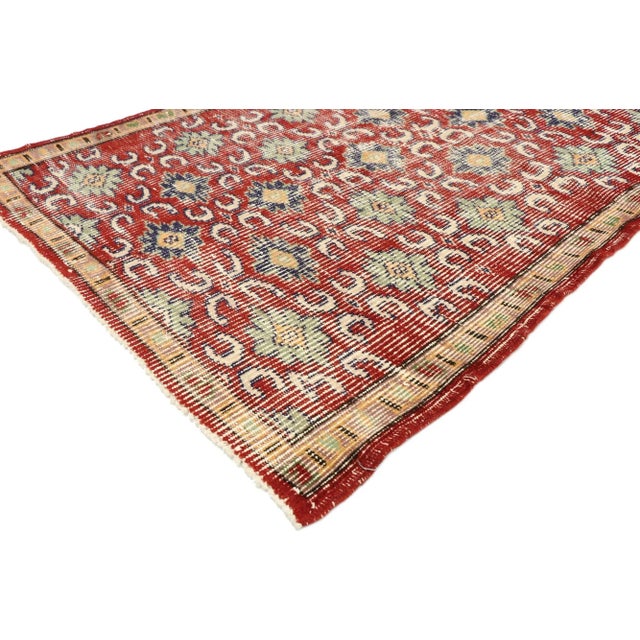 Late 20th Century Vintage Turkish Sivas Rug - 02'08 x 04'07 For Sale - Image 5 of 9